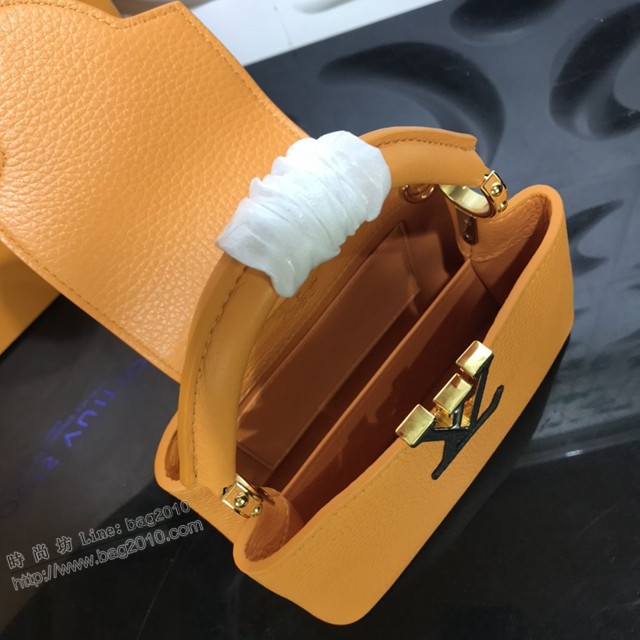 路易威登2021專櫃新款女包 lv高仿專門店手提女包 M56848 M56984 M56770 Capucines迷你手袋  ydh4506